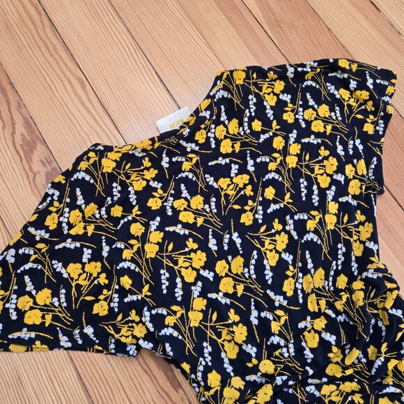 Maeve Anthropologie Floral Fit & Flare Dress Hook & Eye Front Rayon Stretch XS - Picture 12 of 12